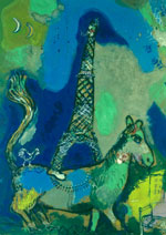 Illustration. Couleurs et émotions  - un plongeon dans l’univers poétique de Marc Chagall! 2015-04-15